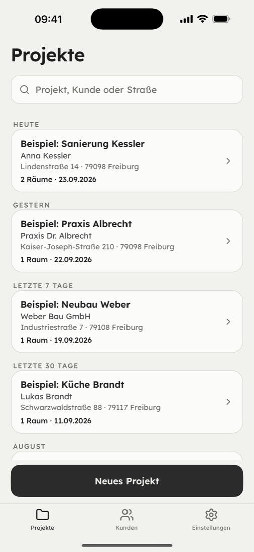 Projektliste